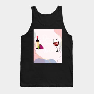 I'm On Cloud Wine/ Awesome Wine Lover Gift Tank Top